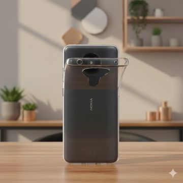 Nokia 5.3 Transparent Soft Crystal Clear Case Mobile Cover - Image 2