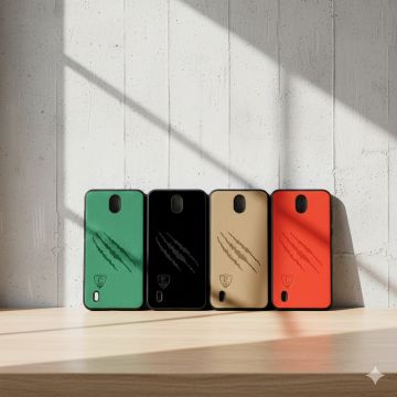 Nokia C1 Back Cover Multicolour Soft Leather Case For Nokia C1 - Image 2
