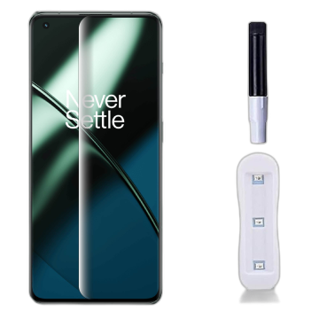 OnePlus 11 Front UV Tempered Glass Protector For Fully Curved Glass For OnePlus 11 - Image 2