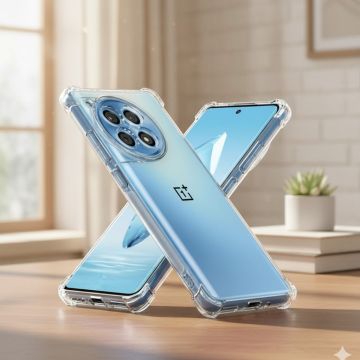 OnePlus 12 Transparent Extra Bumper Anti Shock Soft Crystal Clear Mobile Cover