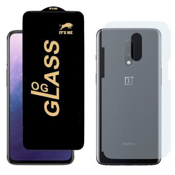 OnePlus 7 Combo: OG Glass Screen Protector + Carbon Back Skin - Image 2