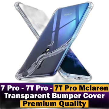 OnePlus 7 Pro Back Cover Transparent Extra Bumper Anti Shock Soft Crystal Clear Case For OnePlus 7 Pro