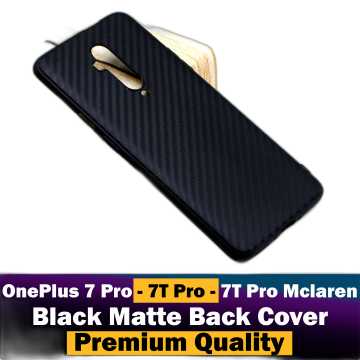 OnePlus 7 Pro Soft Plain Black Case - Image 2