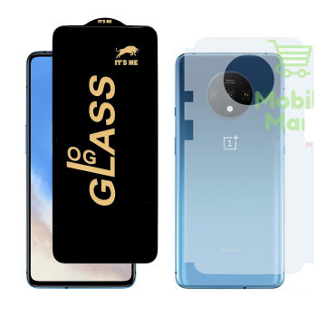 OnePlus 7T Combo: OG Glass Screen Protector + Carbon Back Skin - Image 2