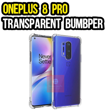 OnePlus 8 Pro Transparent Extra Bumper Anti Shock Soft Crystal Clear Case