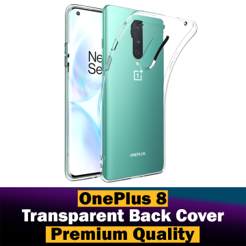 OnePlus 8 Transparent Anti Shock Soft Crystal Clear Case - Image 2