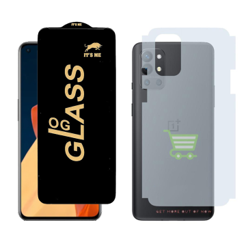 OnePlus 9R Combo: OG Glass Screen Protector + Carbon Back Skin - Image 2