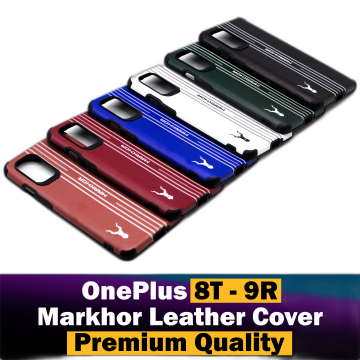 OnePlus 9R Markhor Style Leather Cover