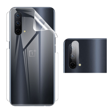 OnePlus Nord CE 5G Clear Back Kit: Jelly Film + Camera Lens Protector - Image 2
