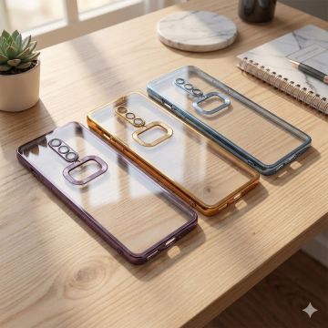 OnePlus Nord N100 Soft Multi Chrome Border Camera Protection Cover - Image 2