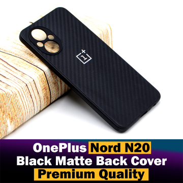 OnePlus Nord N20 5G Soft Plain Black Case Mobile Cover - Image 2