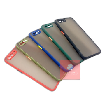 Oppo A12e Smoky Matte Armor Case Camera Protection Mobile Cover