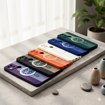 Oppo A15s Multicolour Soft Silicon Back Cover