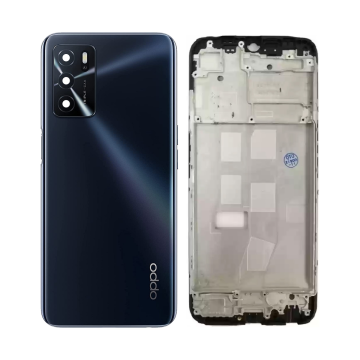 Oppo A16 Black Housing - Image 2
