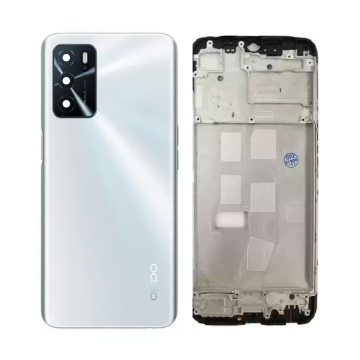 Oppo A16 Rear Complete Body Casing Housing Replacement For A16 - Silver - Image 2