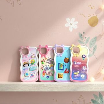 Oppo A16k Fancy Doll Wave Style Back Cover - Image 2