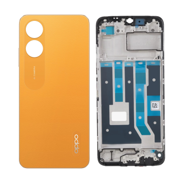 Oppo A17 Rear Complete Body Casing Housing Replacement For Oppo A17 - Orange - Image 2