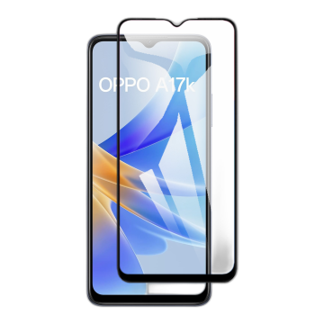 Oppo A17k Full Screen Protector 9D Tempered Glass Protector For Oppo A17k  - Image 2
