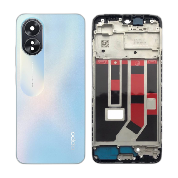 Oppo A18 Rear Complete Body Casing Housing Replacement For A18 - Blue - Image 2