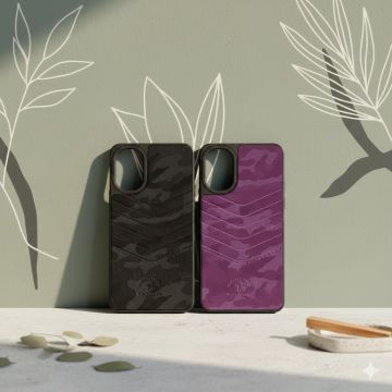 Oppo A18 Soft Leather Back Cover Multicolour - Image 2