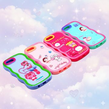 Oppo A1k Wave Kitty Mobile Cover
