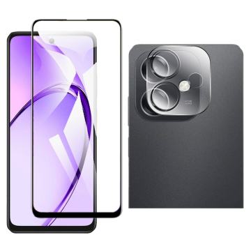 Oppo A3 Glass Protector 5D-10D-11D-21D-9D Full Coverage + Back Rear Camera 9H Gorilla Flexible Protectior - Image 2