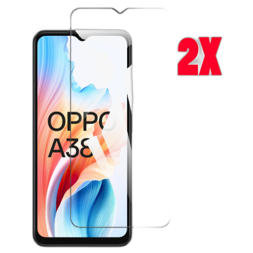 Oppo A38 Glass Protector simple Tempered Glass For Oppo A38  - Image 2
