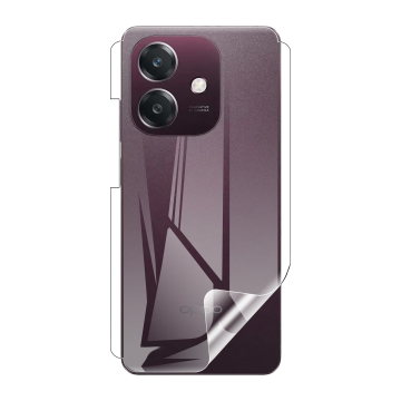 Oppo A3X Back Clear Jelly Protector Soft Film Protection Hydrogel - Image 2
