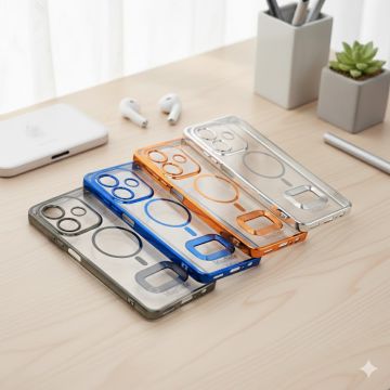 Oppo A3x Soft Multi Chrome Border Camera Protection Cover