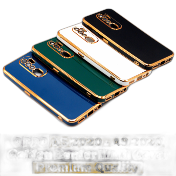 Oppo A5 2020 Multi Golden Border Camera Protection Cover - Image 2