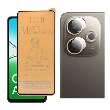 Oppo A5 2025 Matte Glass Protector Ceramic + Back Rear Camera 9H Gorilla Flexible - Image 2