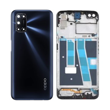 Oppo A52 Rear Complete Body Casing Housing Replacement For A52 - Black - Image 2