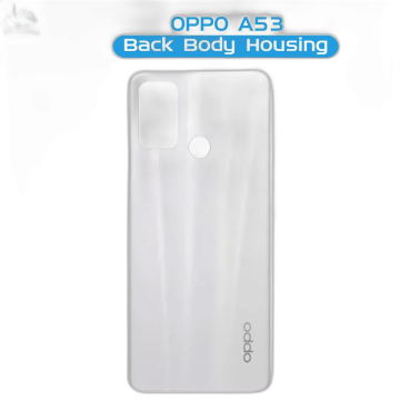 Oppo A53 Rear Back Body Casing Housing Replacement Battery Back Door For Oppo A53 - White - Image 2