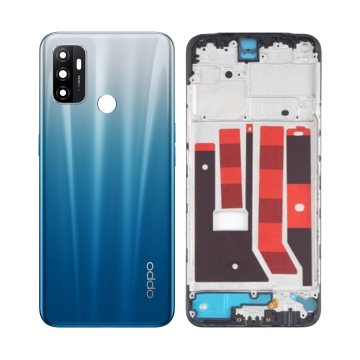 Oppo A53 Rear Complete Body Casing Housing Replacement For A53 - Blue - Image 2