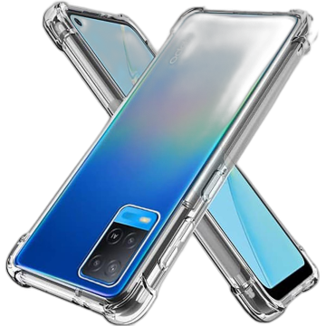 Oppo A54 Transparent Anti Shock Soft Crystal Clear Case - Image 2