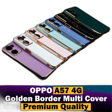 Oppo A57 4G Golden Border Camera Protection Cover - Image 2