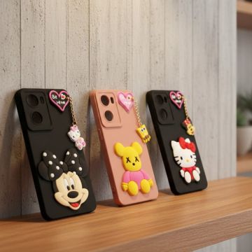 Oppo A57 4G Hello Kitty Braslate Chain Soft Case - Image 2