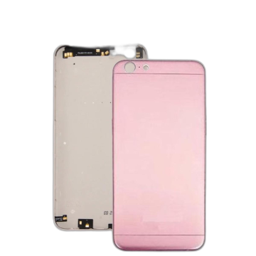 Oppo A57 Housing Middle Frame With Side Button and Camera Lens Complete Body Casing Replacement For A57 - Rose Golden - Image 2