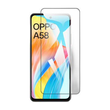 Oppo A58 4G Glass Protector simple Tempered Glass For Oppo A58 4G  - Image 2