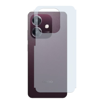 Oppo A5i Back Protector Carbon Fiber Matte Soft Skin Sheet - Image 2