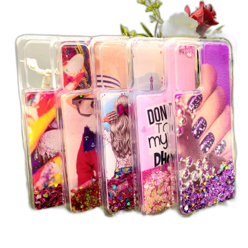 Oppo A74 Water Glitter Shiny Ladies Soft Silicon Case