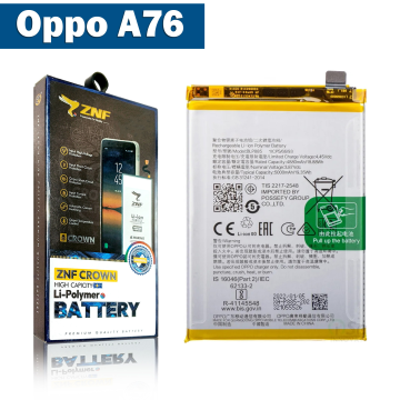 Oppo A76 Battery Replacement - ZNF 5000mAh (BLP885) - Image 2