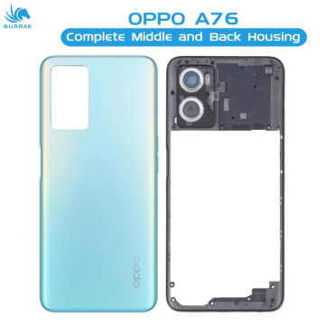 Oppo A76 Blue Housing - Image 2