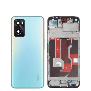 Oppo A76 Blue Housing - Image 2