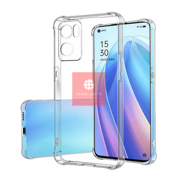 Oppo A76 Transparent Anti Shock Soft Crystal Clear Case - Image 2