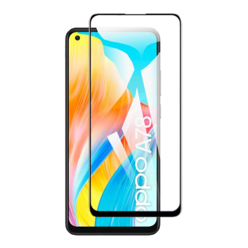 Oppo A78 4G Full Screen Protector 9D Tempered Glass Protector For Oppo A78 4G  - Image 2