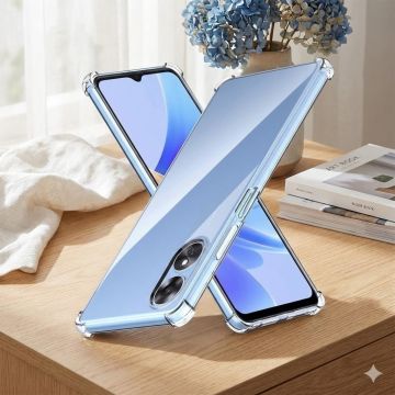 Oppo A78 Crystal Clear Anti Shock Soft Mobile Cover - Image 2