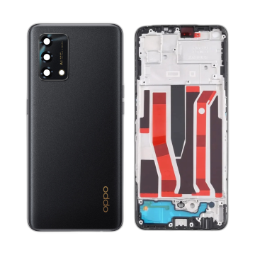 Oppo A95 Rear Complete Body Casing Housing Replacement For A95 - Black - Image 2
