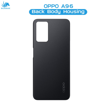 Oppo A96 Rear Back Body Casing Housing Replacement Battery Back Door For Oppo A96 - Black - Image 2