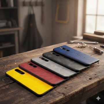 Oppo F11 Back Cover Multicolour Soft Leather Case For Oppo F11 - Image 2